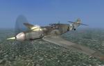 Repainted
                  texture for the stock Messerschmitt 109 G-6 CFS3. Bf 109 G-6/R6
                  Regia Aeronautica 